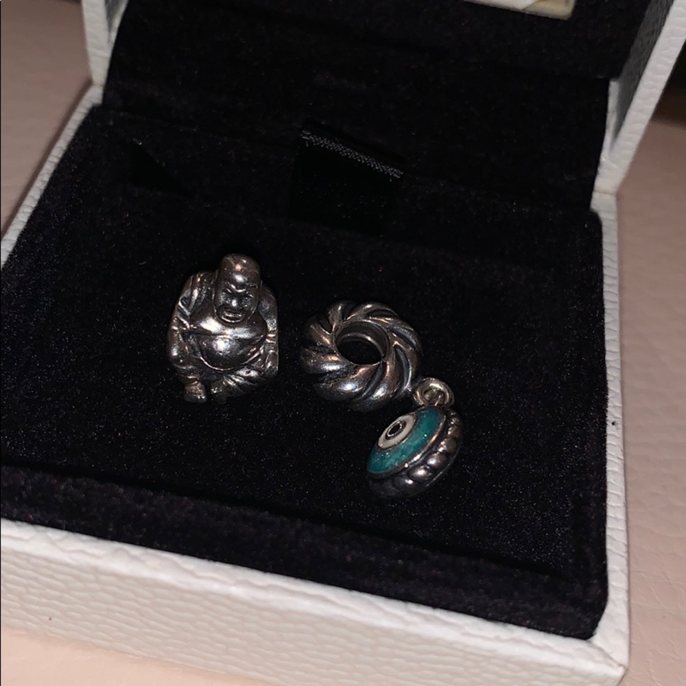 Pandora Buddha and evil eye bundle
